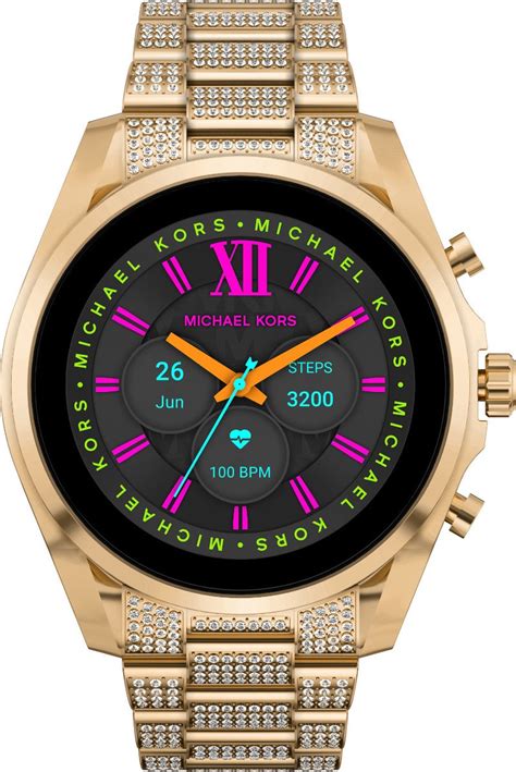 michael kors uhr damen bradshaw|Michael Kors Men's or Women's Gen 6 44mm Touchscreen .